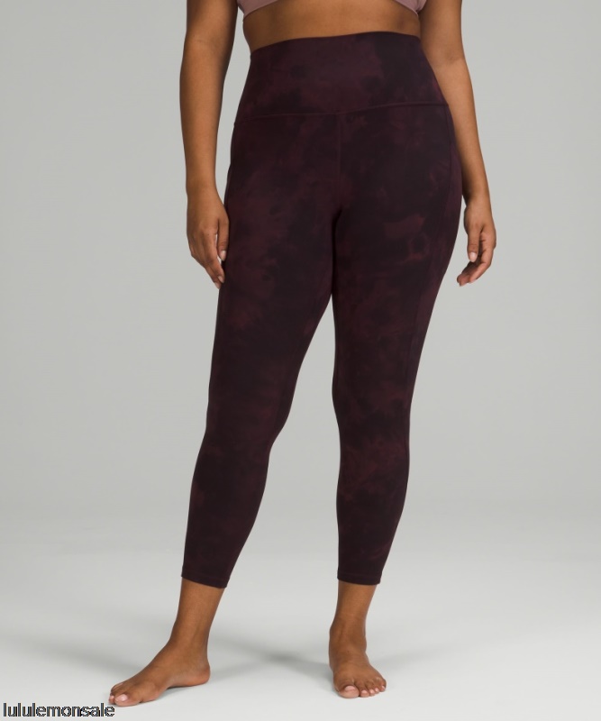 Lululemon Damen DELULU050 | Cassis Black Align High Rise Hose Mit Taschen 25